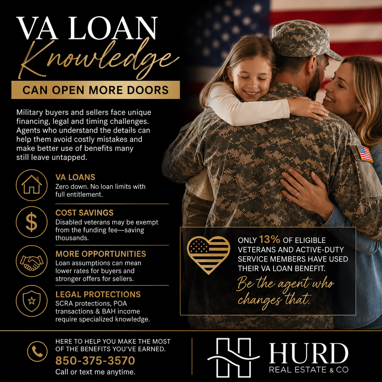 Hurd Real Estate military and VA loan guide